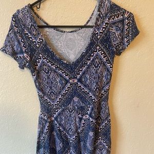Romper, small, low cut back